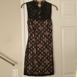 Black lace dress